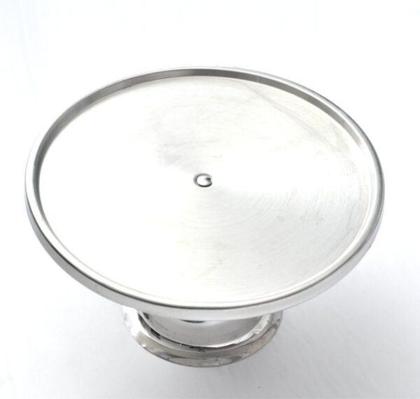 Cake Stand Chrome with Dome Cover