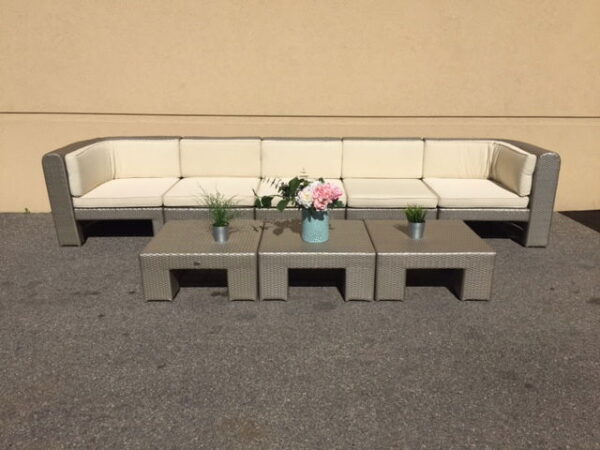 Mazara 5 Seater Modular with 2 Coffee Tables